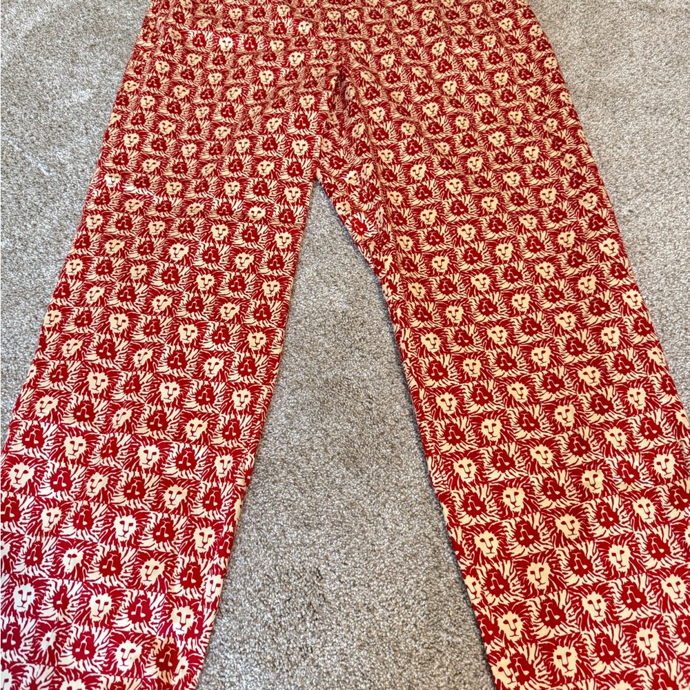 VTG Y2K NWT Anne Klein Lion Face  Ankle Crop Pants Slacks